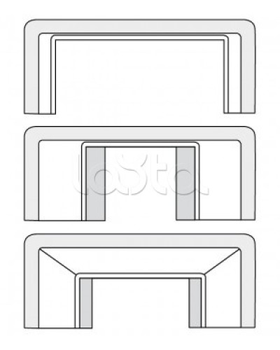 Набор адаптеров для миниканалов DKC 10133 в Камышине Аксессуары для кабель-канала Pintop.ru