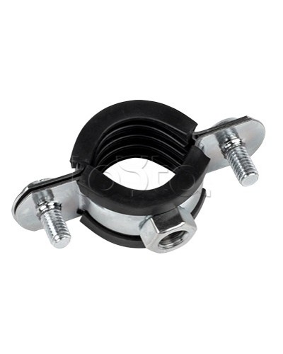 Хомут стальной 1/2 (20-24 мм), с уплотнителем EKF (hsu1012) в Камышине Стяжки-хомуты Pintop.ru