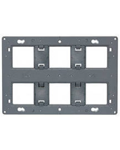 Суппорт Mosaic на 2x6, 2x8 или 2x3x2 модулей LEGRAND 080266 в Камышине Аксессуары для кабель-канала Pintop.ru