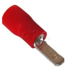 Клемма плоская изолированная 0.5-1.5 мм² (КПИ штекер - 2.8мм) (100шт/уп) REXANT 08-0311